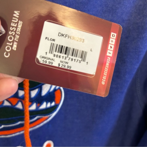 Colosseum Florida Gators New Collegiate hoodie size Large SEC fan sports - Picture 6 of 9